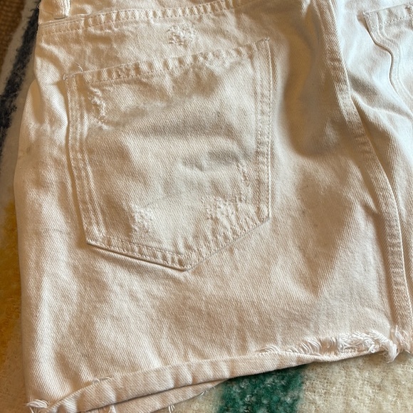 ZARA WHITE DENIM MINI SKIRT - Picture 4 of 4